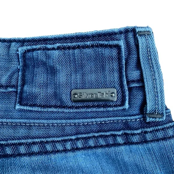 Levis SilverTab Bootcut Jeans 32 x 32 Western Lightwash Blue Gray Color Y2K - Picture 6 of 12
